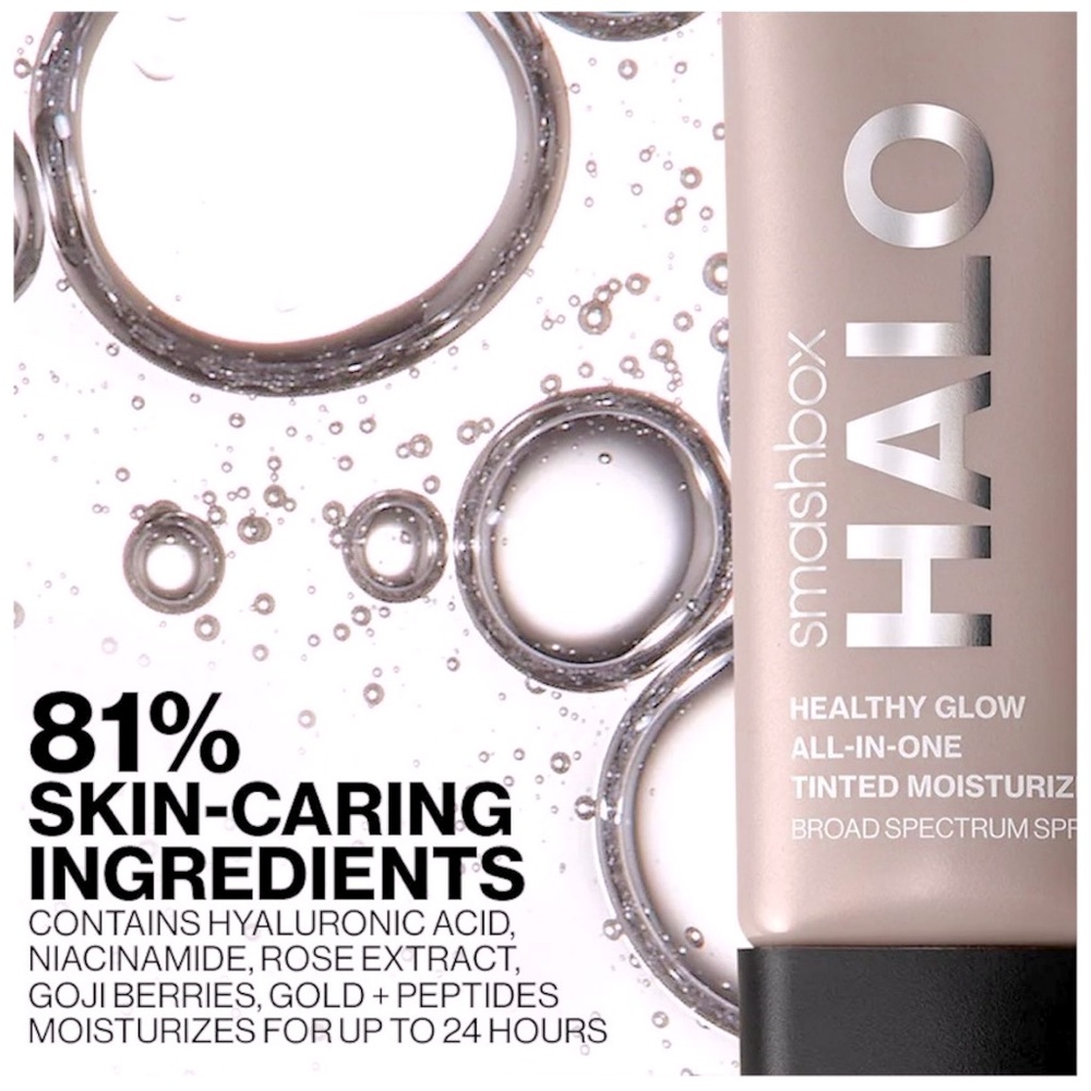 Smashbox Halo Healthy Glow Tinted Moisturizer SPF 25 Primer + Foundation